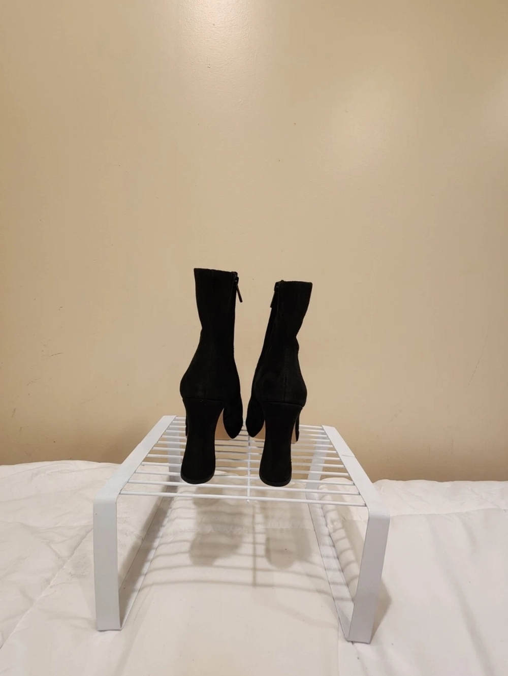 🌺Sam Edelman Womens Jaye Suede Ankle Booties Black Sz 7.5 M,NWOB, MSRP $180 - Picture 11 of 16
